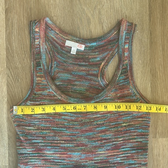Gianni Bini women’s sleeveless sweater multicolored pattern Size S - Picture 7 of 9